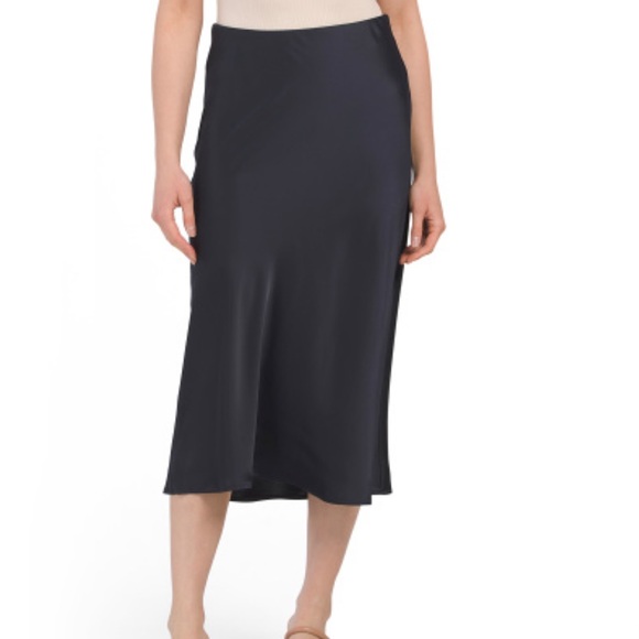 RACHEL ZOE Satin Midi Skirt NWT - Picture 2 of 8